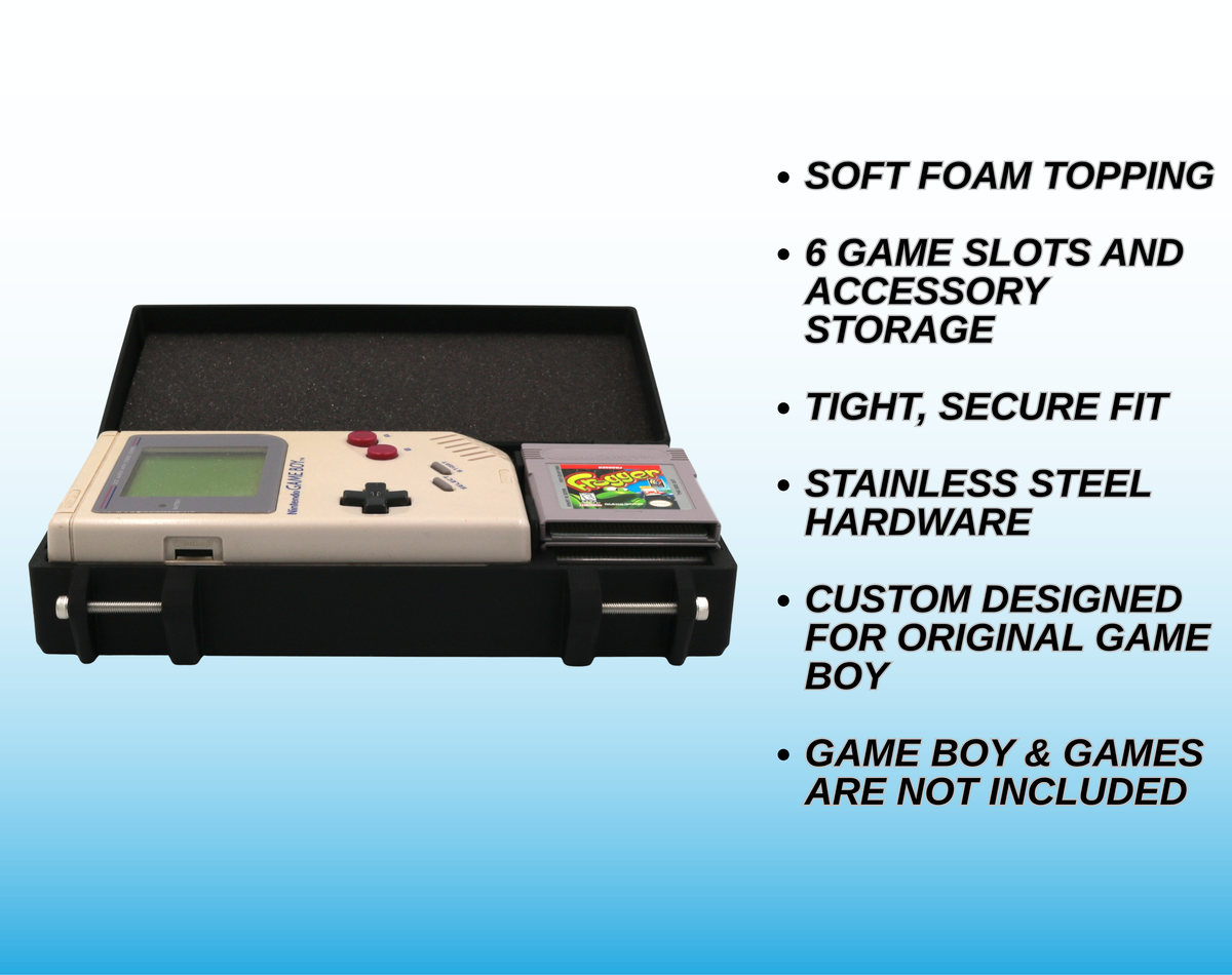 OrnateTech original Game Boy 7-game case, 3D printed in Michigan