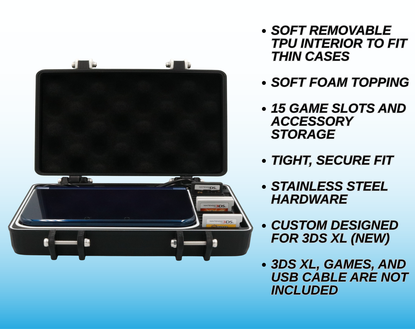 Rugged Protective Carrying Case for New 3DS XL/LL