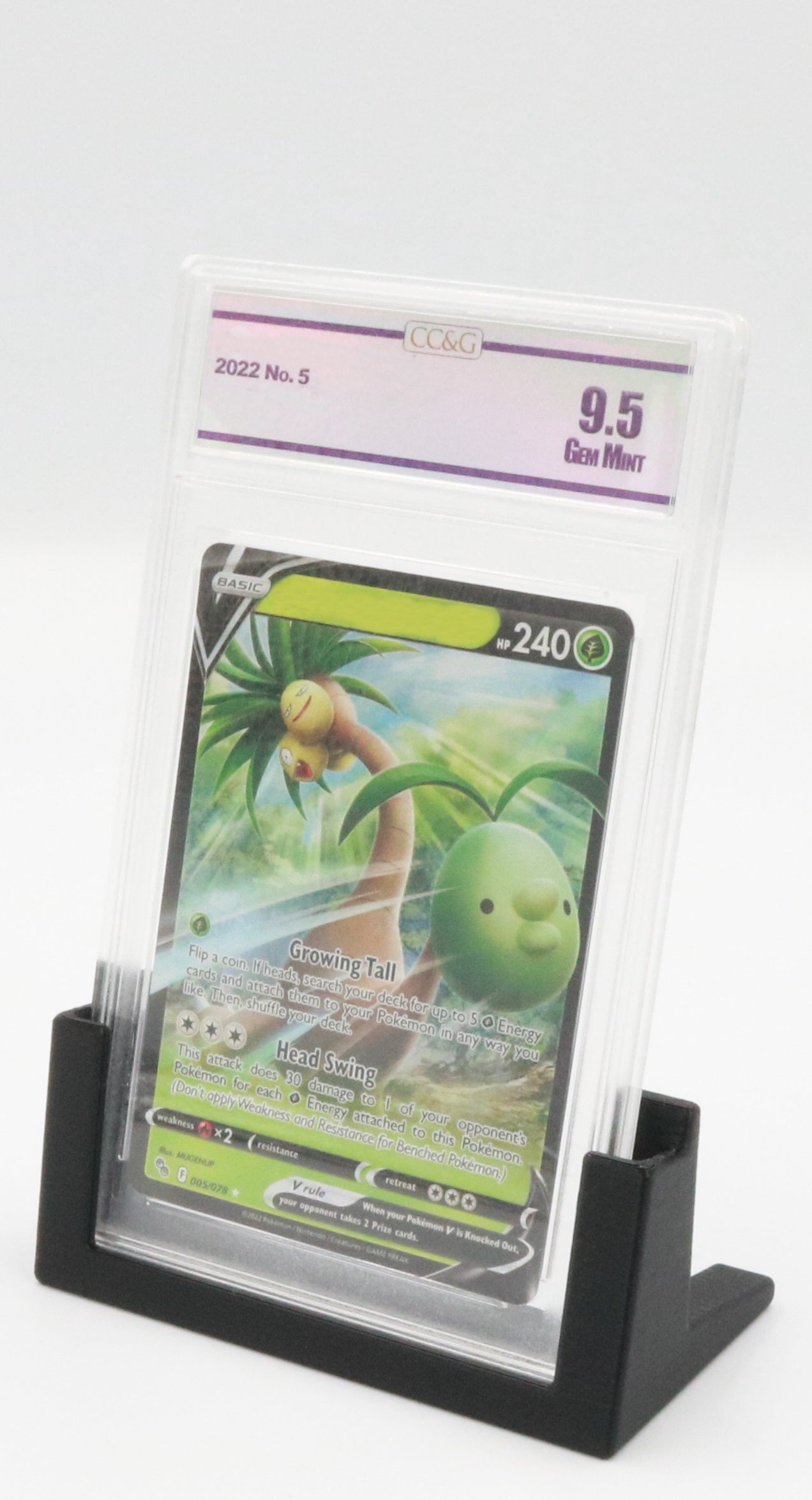 Heavy-Duty Graded Card Stand Holder Display Stand for PSA & More Slabs - 6 Pack