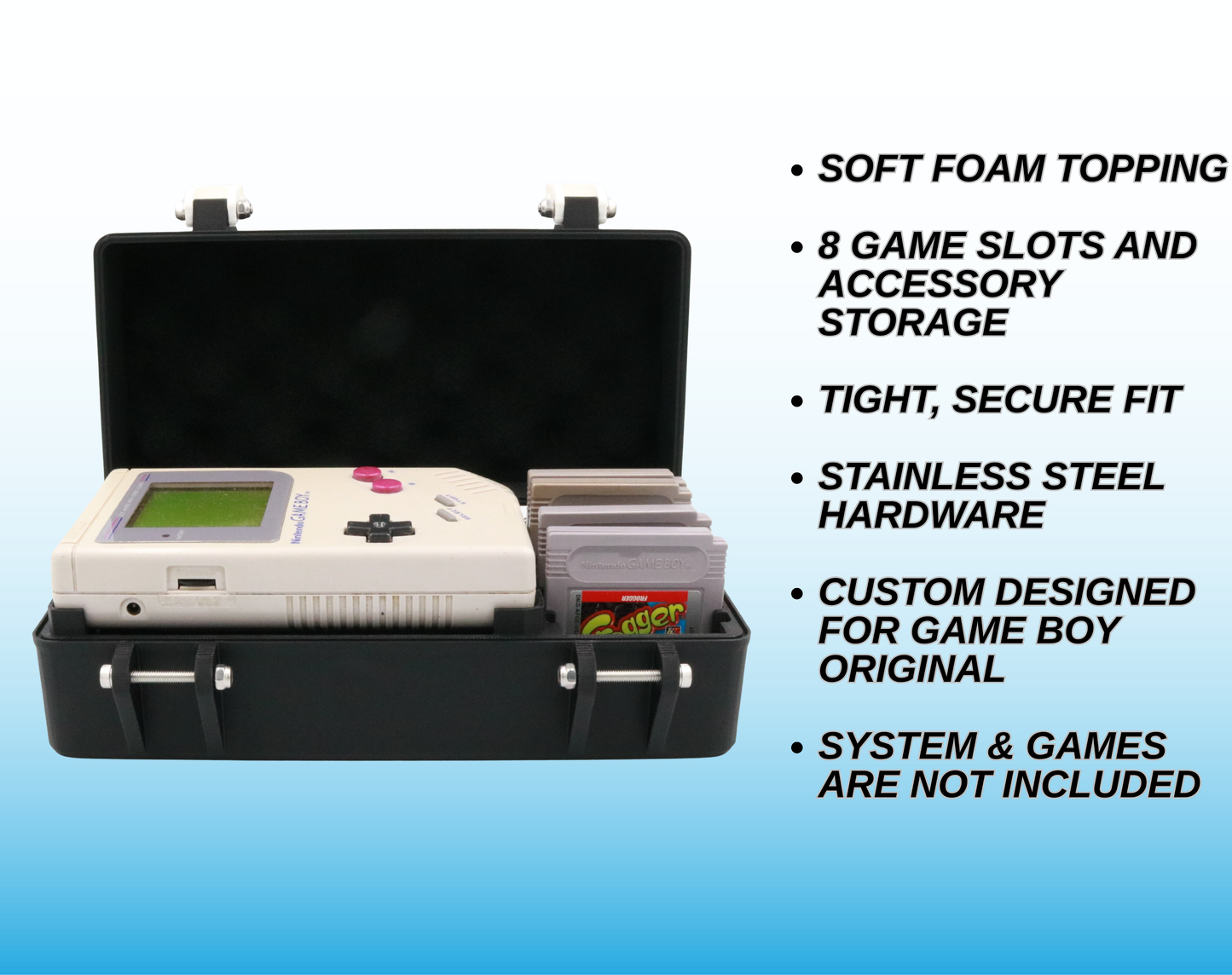 Rugged Case for Game Boy Original (Holds 9 Games)