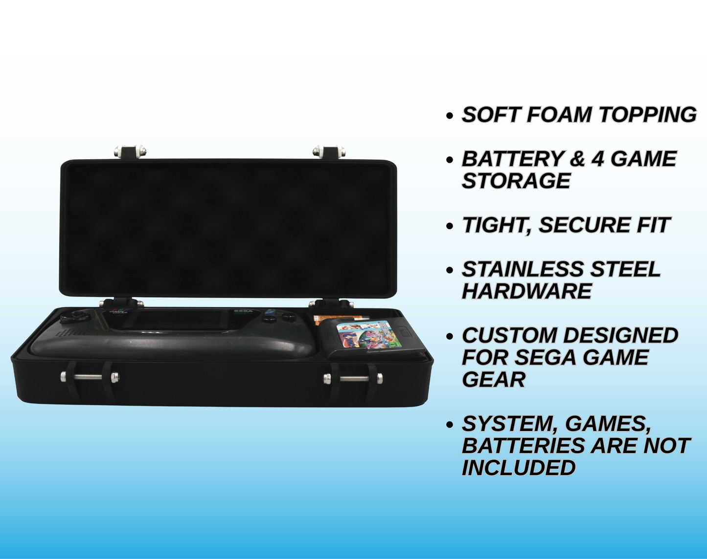 Rugged Case for Sega Game Gear (Holds 5 Games)