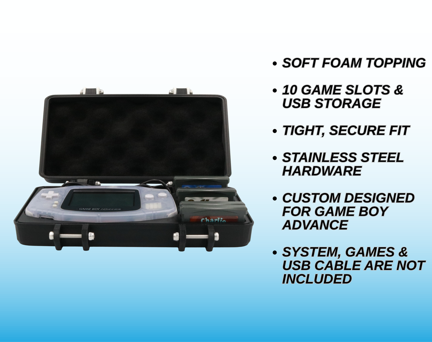 Rugged Case for Game Boy Advance & Original (Holds 11 Games)