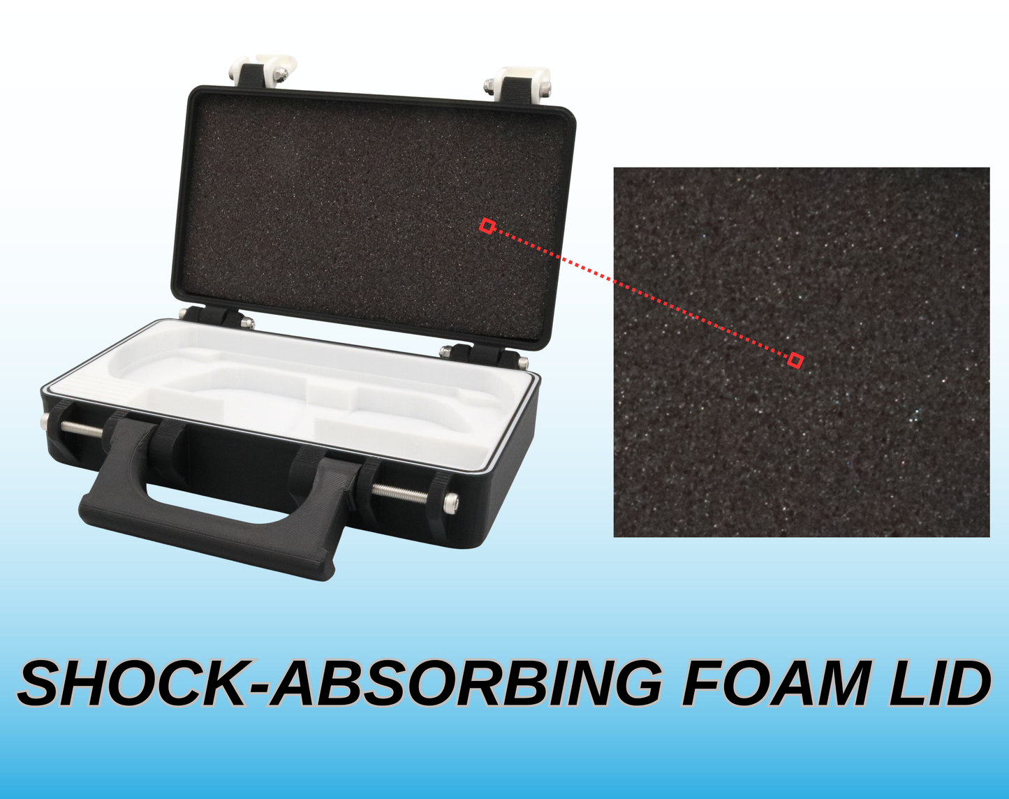 Rugged Travel Case with Handle for PSP 2000 & 3000