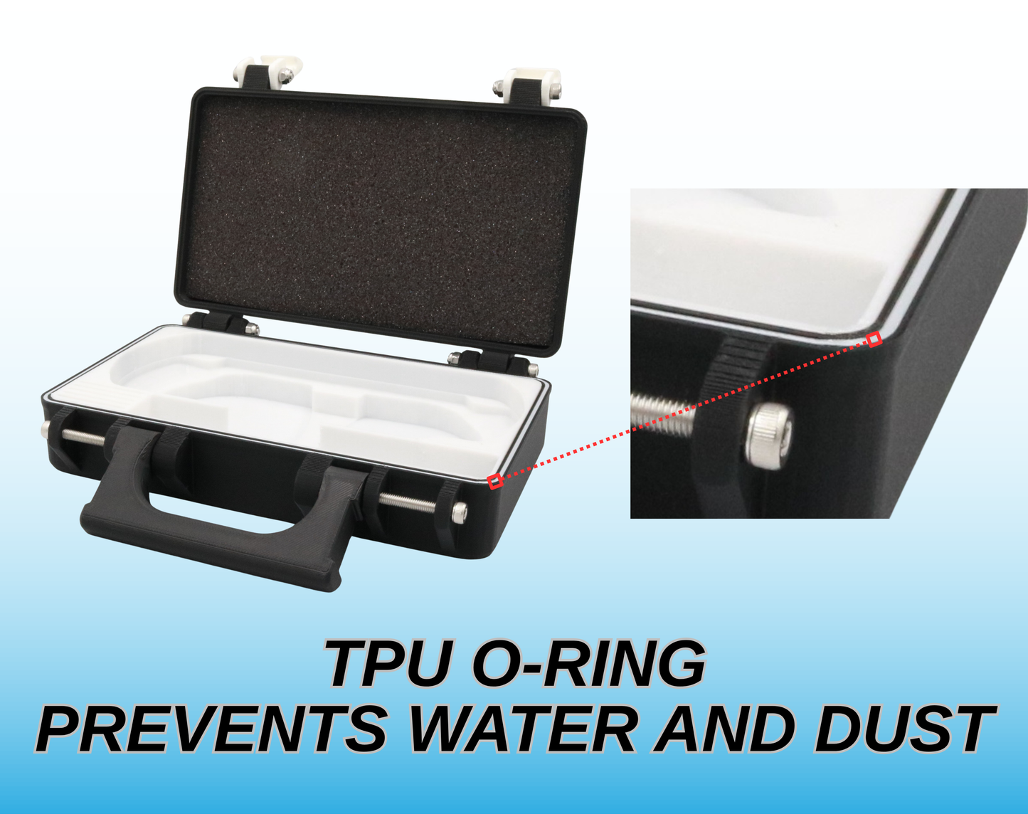 Rugged Travel Case with Handle for PSP 2000 & 3000