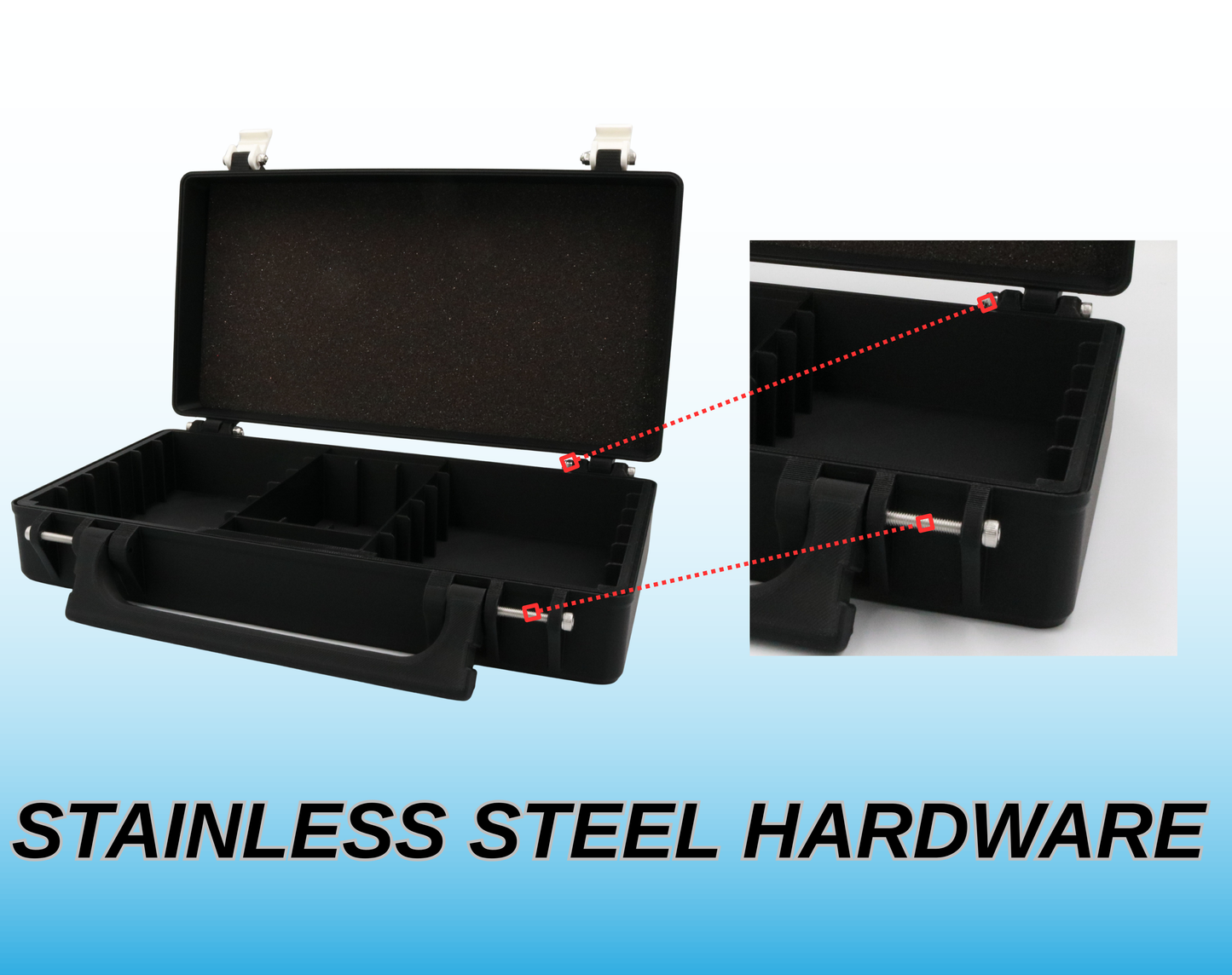Rugged Case for Hi8 Digital 8 Video (Holds 15 Tapes)