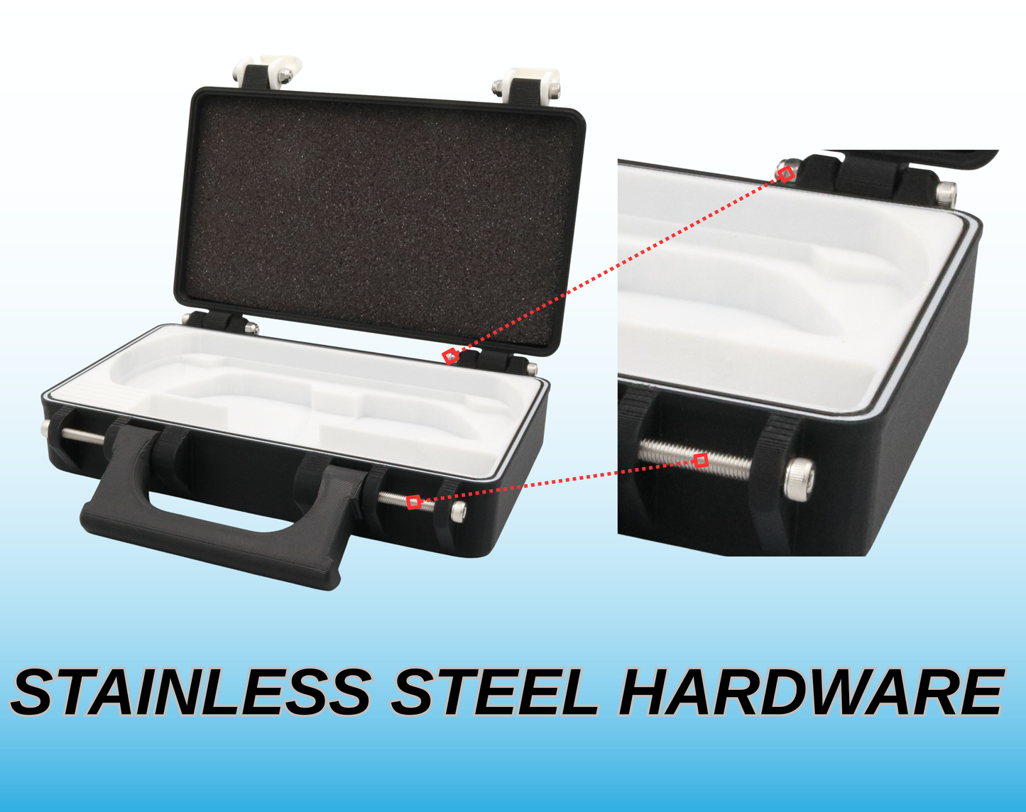 Rugged Travel Case with Handle for PSP 2000 & 3000