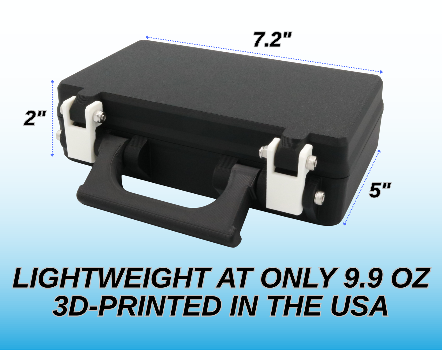 Rugged Travel Case with Handle for PSP 2000 & 3000