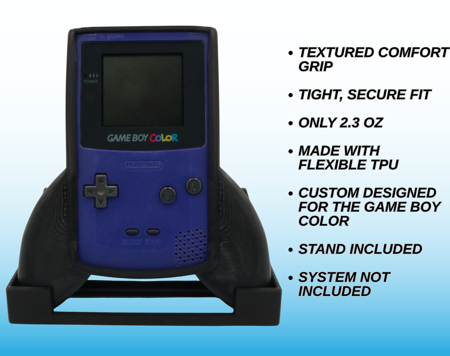 TPU Comfort Handle Grips for Game Boy Color