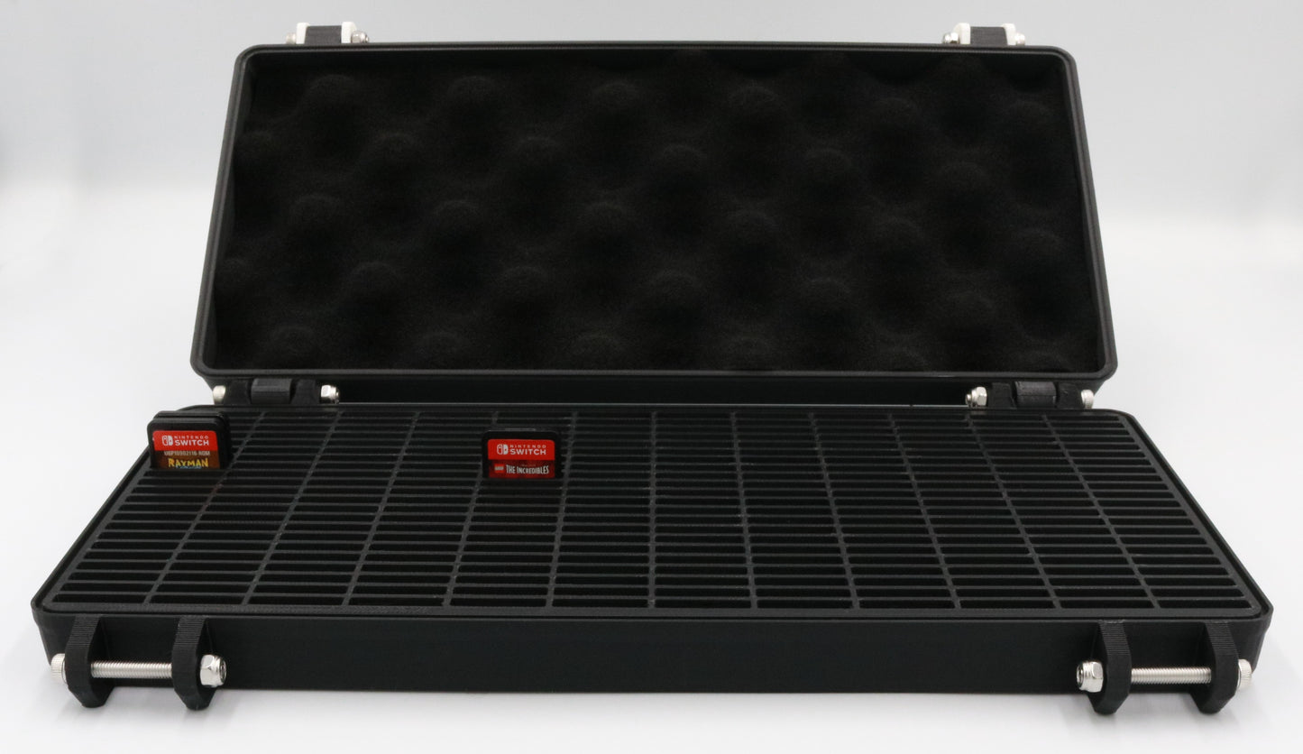 Nintendo Switch Cartridge Compatible Rugged Protective Carrying Case - Holds 264 Games