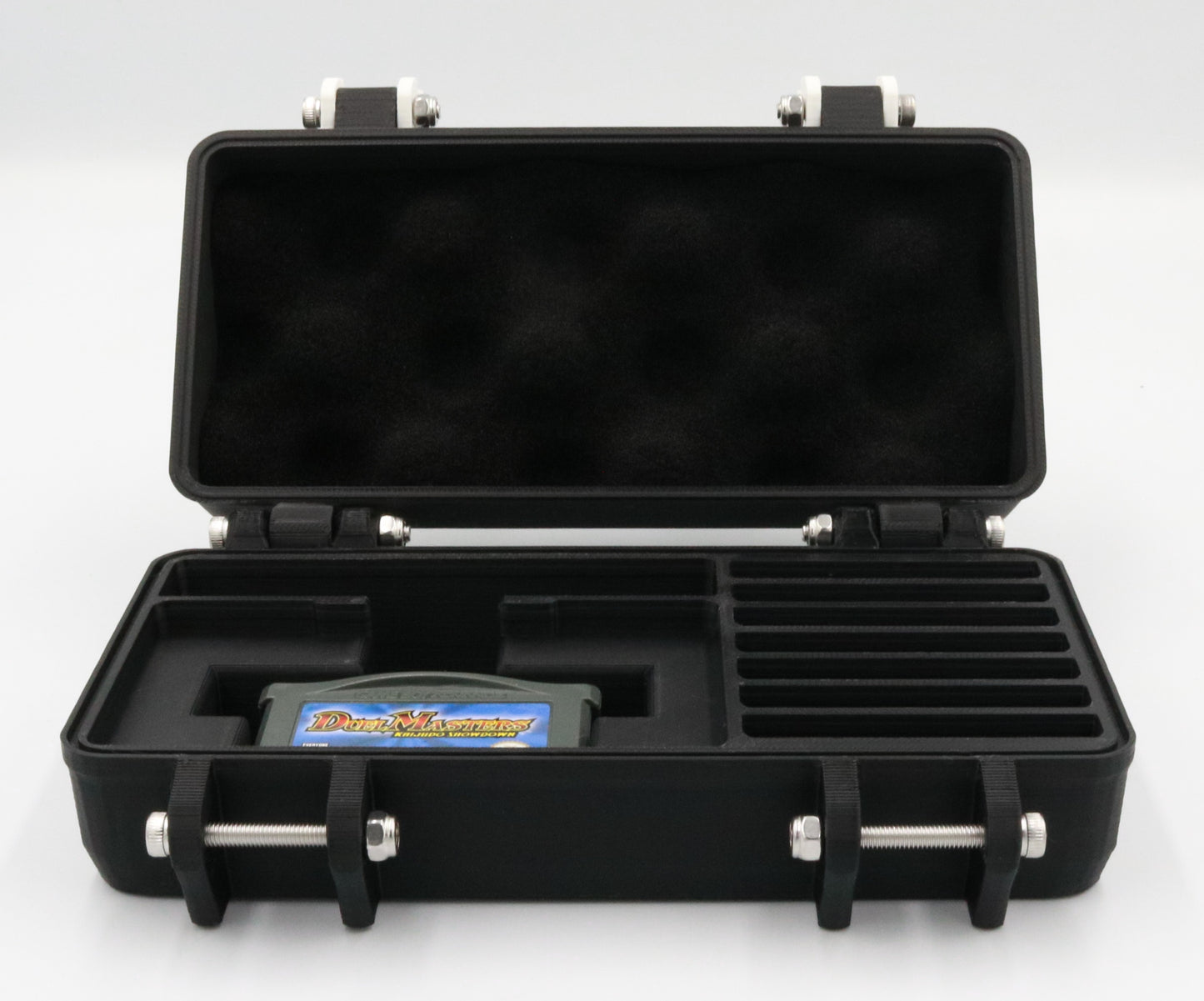 Nintendo Game Boy Micro Compatible Rugged Protective Carrying Case - Holds 9 Games and USB Cable