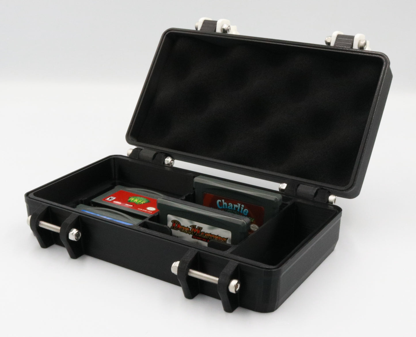 Nintendo Game Boy Advance SP Compatible Rugged Protective Carrying Case -Holds Original GBC GBA Games & USB