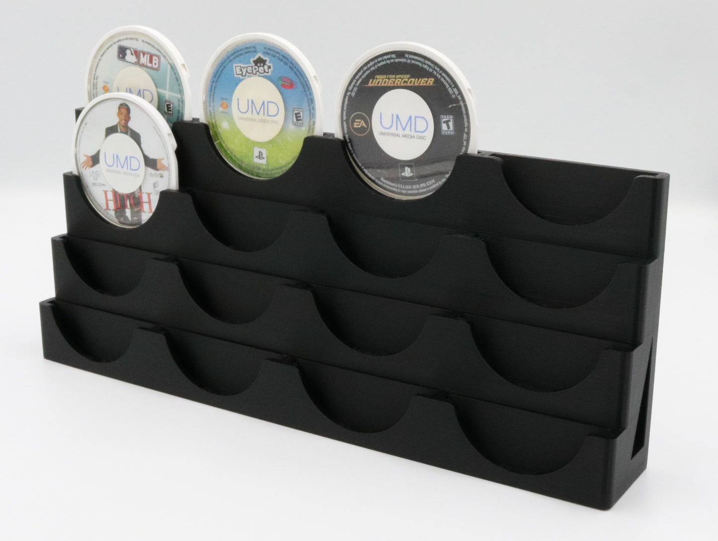 Sony Playstation Portable (PSP) UMD Compatible Display Stand Tower Game Holder - Holds 16 Discs