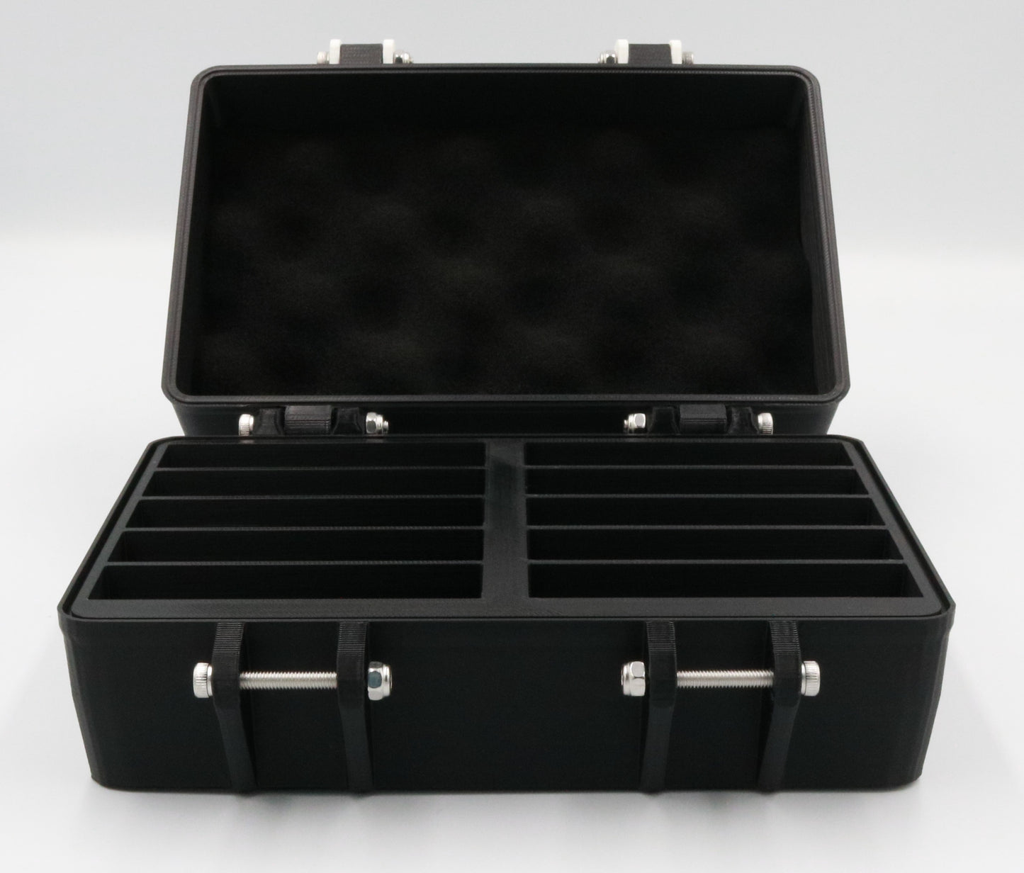 DAT Digital Audio Cassettes Compatible Rugged Protective Carrying Case - Holds 10 Tapes