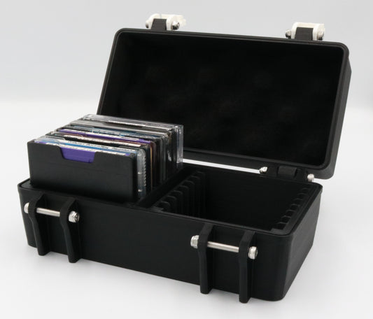 MiniDisc Compatible Rugged Protective Carrying Case - Holds 16 Mini Discs