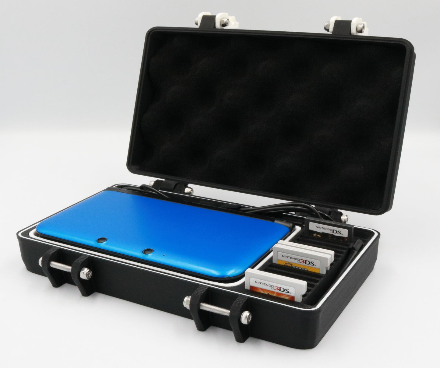 Nintendo 3DS XL "Old" Compatible Carrying Case - Rugged & Protective, Removable Flexible TPU Cushion, Foam, O-ring for Full System Protection