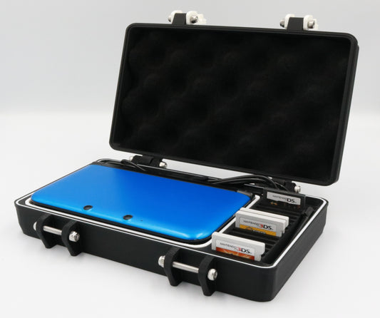 Nintendo 3DS XL "Old" Compatible Carrying Case - Rugged & Protective, Removable Flexible TPU Cushion, Foam, O-ring for Full System Protection