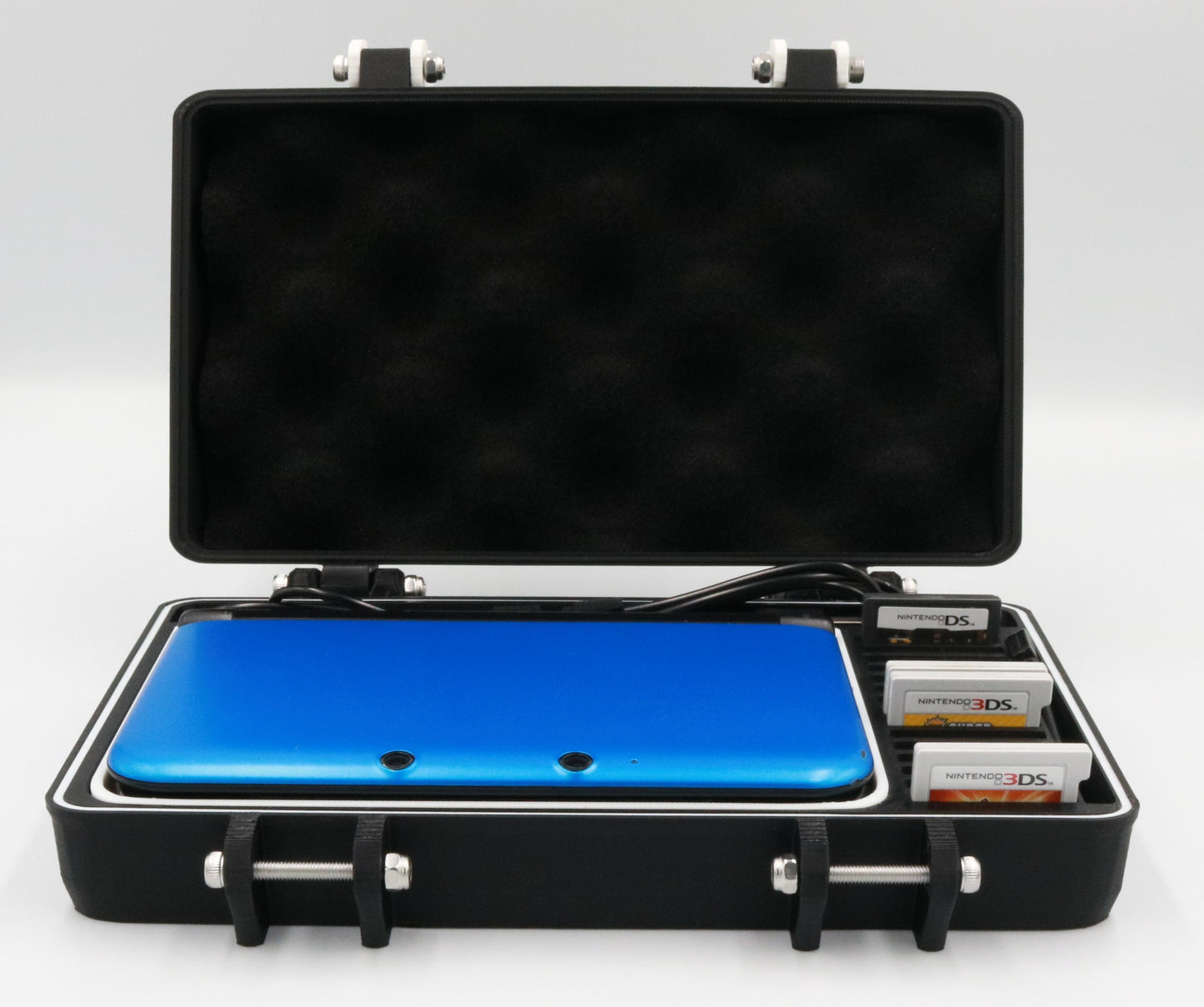 Nintendo 3DS XL "Old" Compatible Carrying Case - Rugged & Protective, Removable Flexible TPU Cushion, Foam, O-ring for Full System Protection