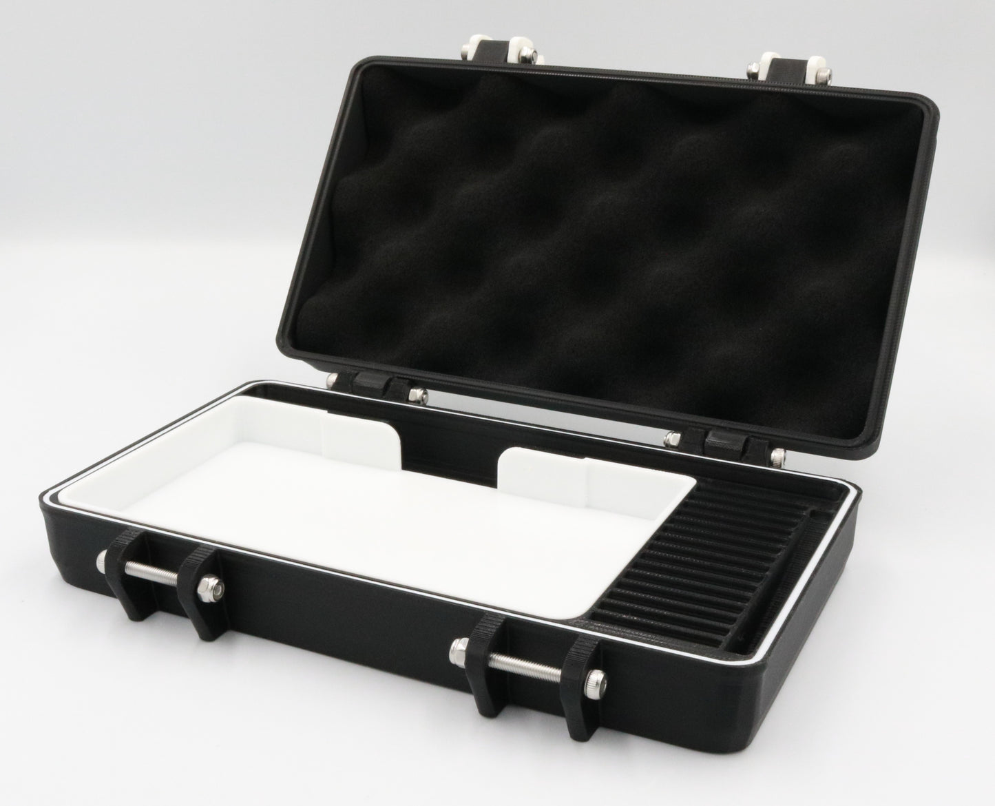 Nintendo DSi XL Compatible Rugged Protective Carrying Case with Flexible TPU Cushion & O-ring - Full System Protection