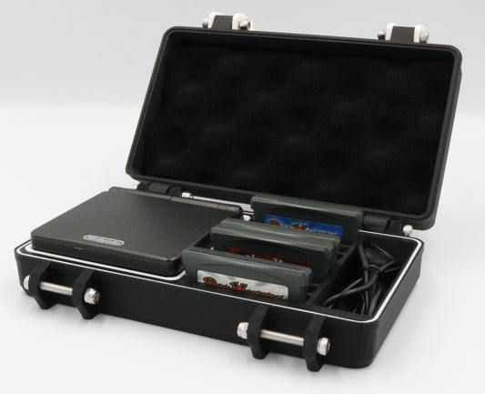 Nintendo Game Boy Advance SP Compatible Carrying Case - Rugged & Protective, Removable Flexible TPU Cushion, Foam, O-ring for Full System Protection