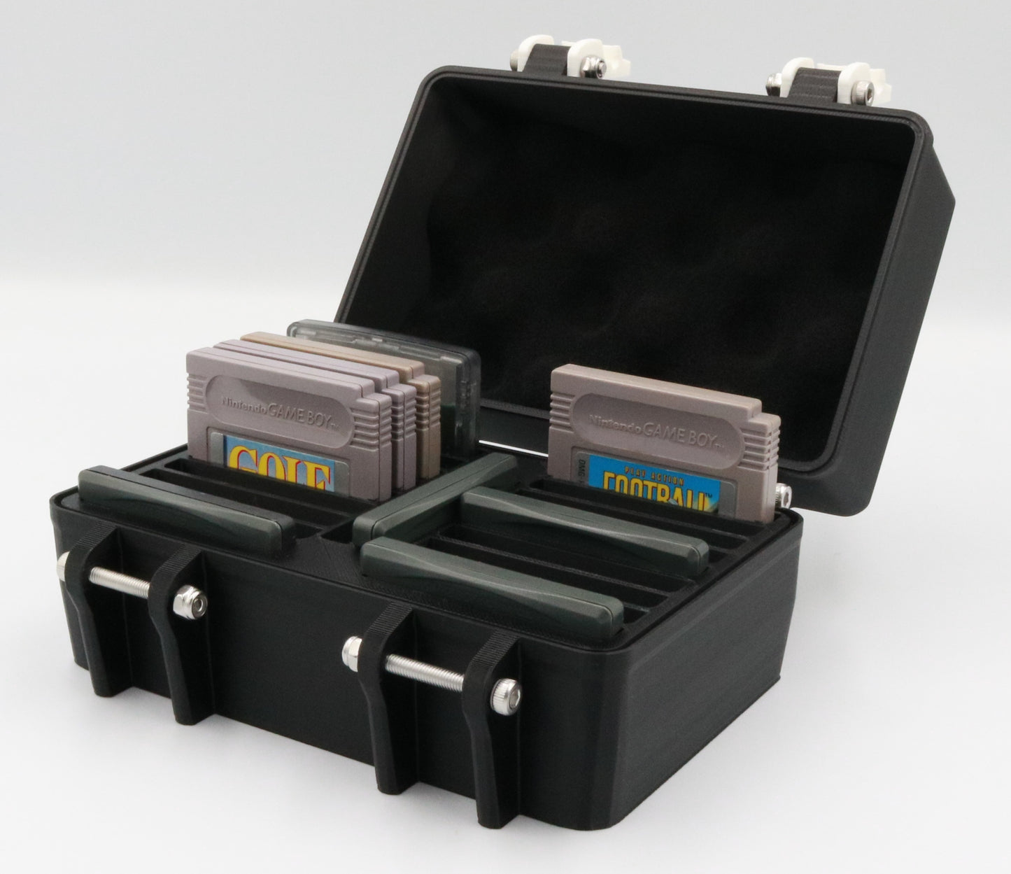 Nintendo Game Boy Advance, Color, Original Compatible Rugged Protective Carrying Case - Holds 20 Games