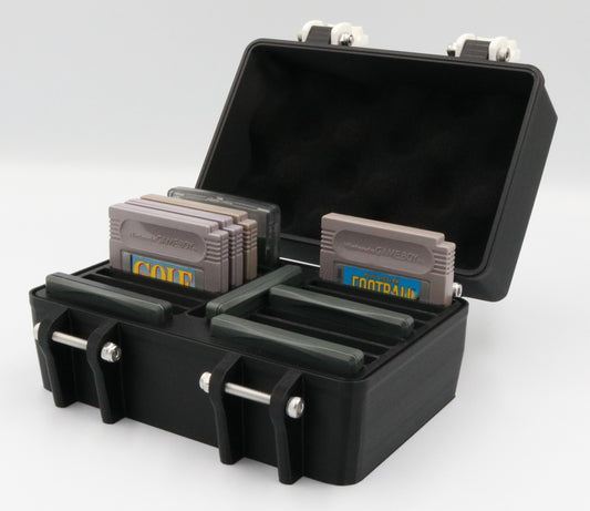 Nintendo Game Boy Advance, Color, Original Compatible Rugged Protective Carrying Case - Holds 20 Games