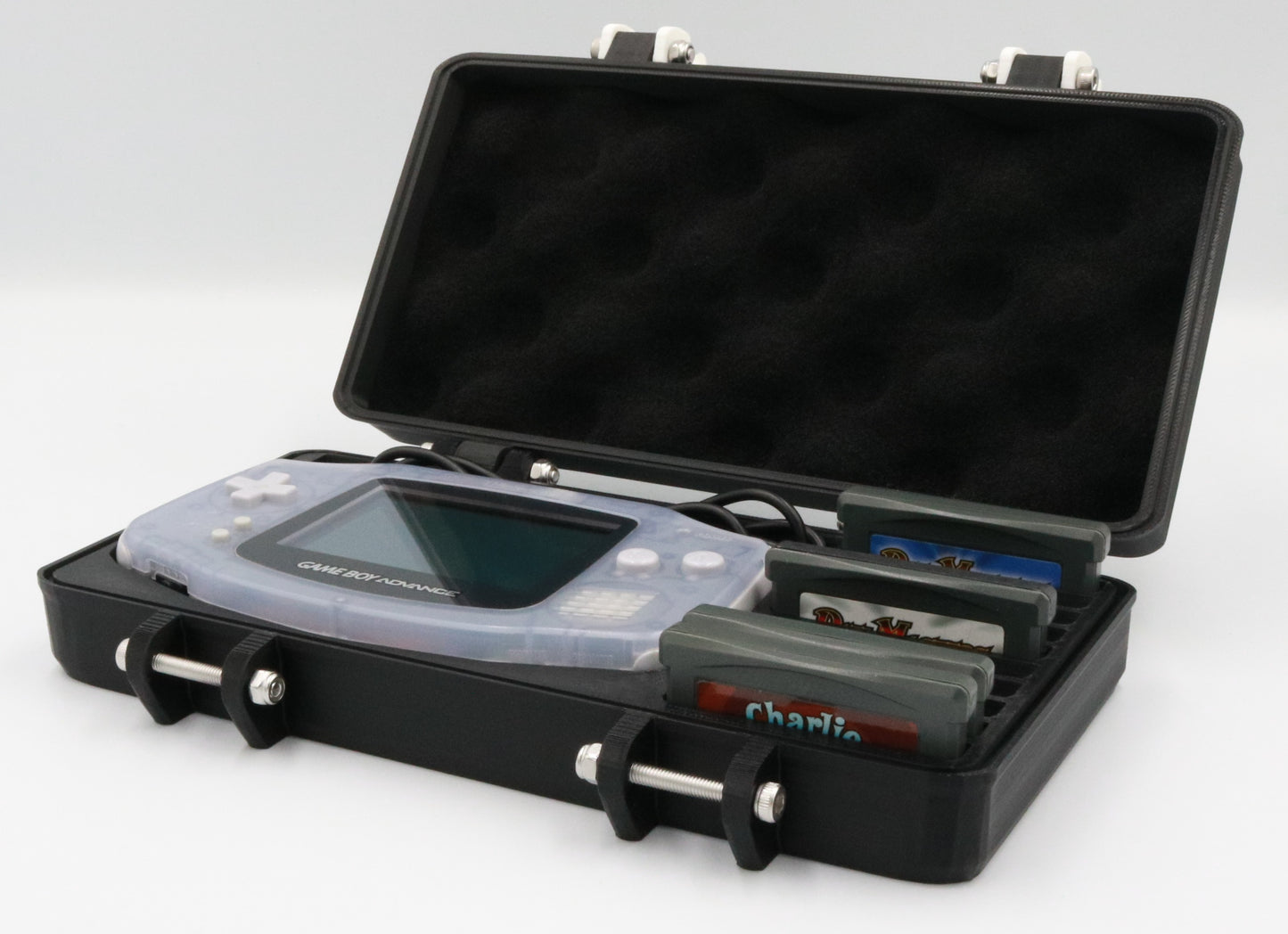 Nintendo Game Boy Advance Original Compatible Rugged Protective Carrying Case - Holds 10 + 1 Games