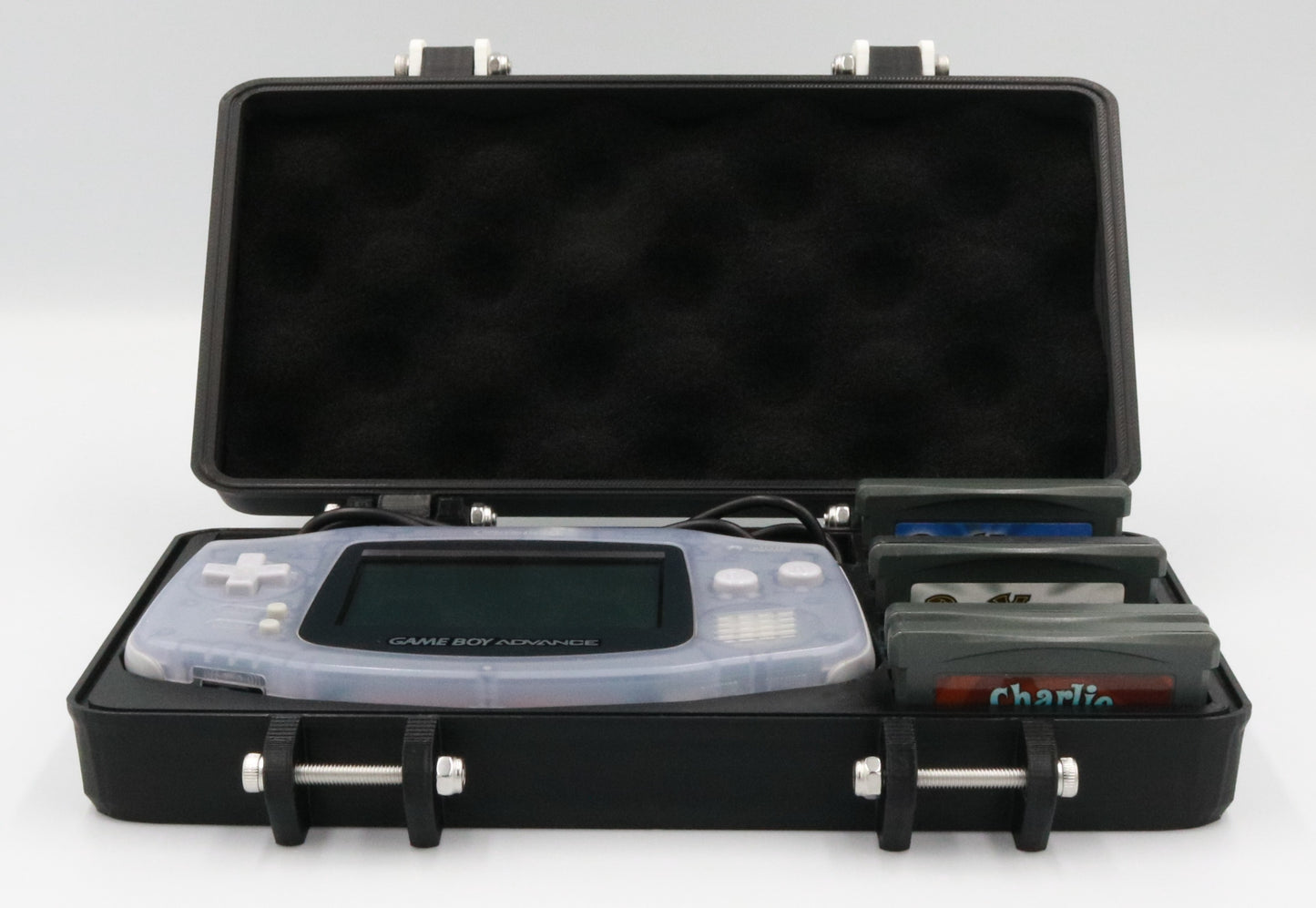 Nintendo Game Boy Advance Original Compatible Rugged Protective Carrying Case - Holds 10 + 1 Games