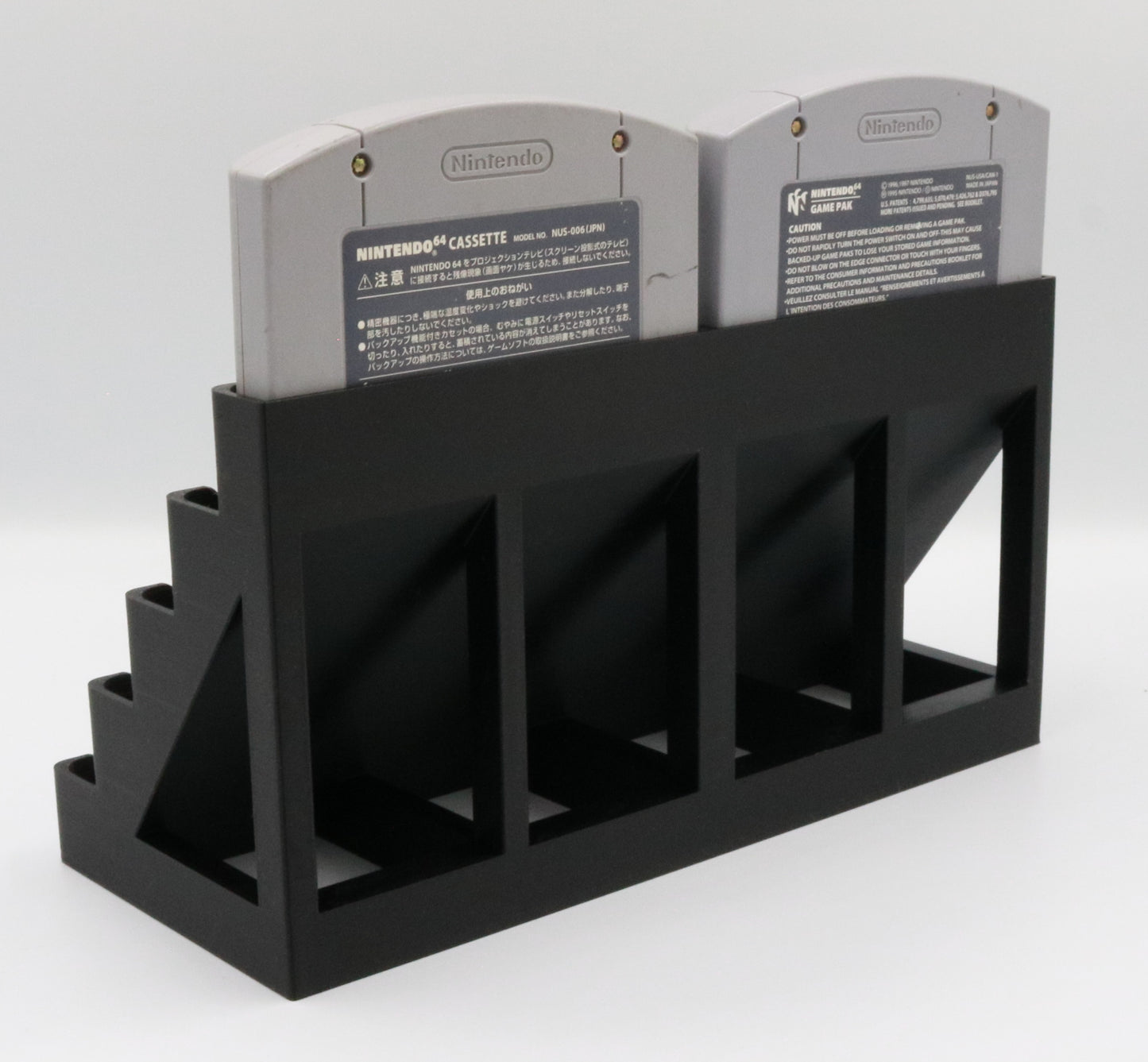 Nintendo 64 (N64) Compatible Display Stand Tower Holder - Holds 10 Games