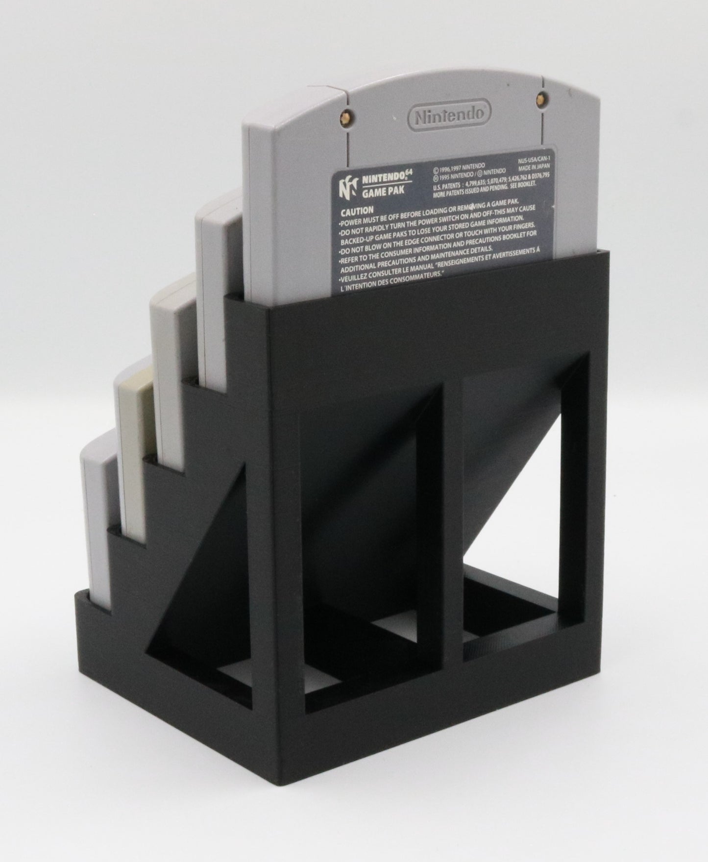 Nintendo N64 Compatible Display Stand Tower Holder Case - Holds 5 Games