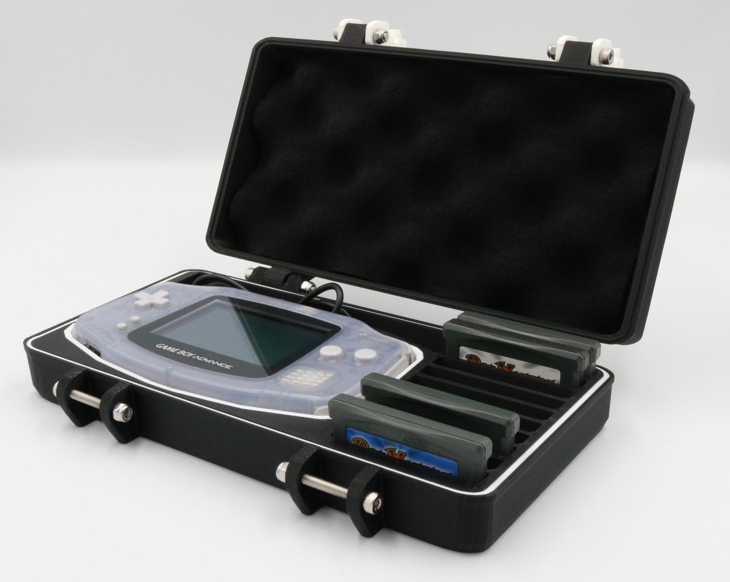 Nintendo Game Boy Advance Compatible Carrying Case - Rugged & Protective, Removable Flexible TPU Cushion, Foam, O-ring for Full System Protection