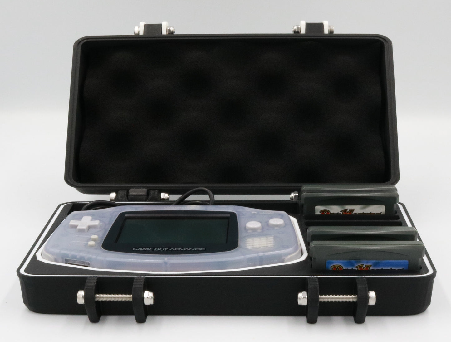 Nintendo Game Boy Advance Compatible Carrying Case - Rugged & Protective, Removable Flexible TPU Cushion, Foam, O-ring for Full System Protection
