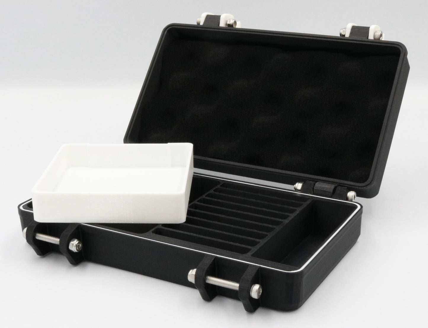 Nintendo Game Boy Advance SP Compatible Carrying Case - Rugged & Protective, Removable Flexible TPU Cushion, Foam, O-ring for Full System Protection