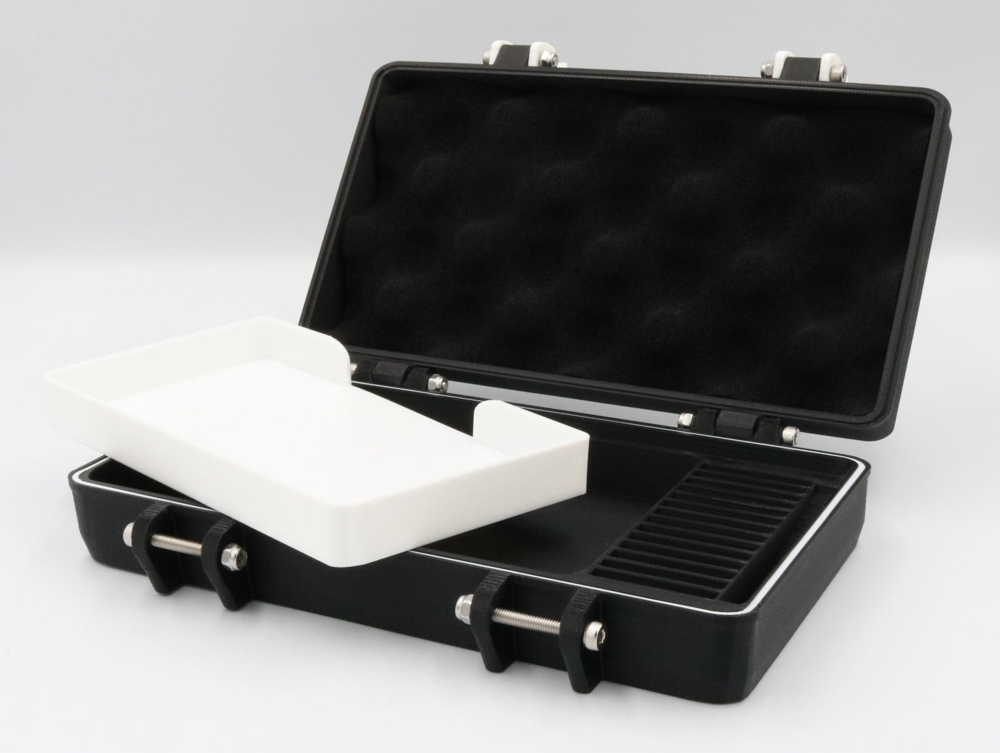 Nintendo 2DS XL Compatible Carrying Case - Rugged & Protective, Removable Flexible TPU Cushion, Foam, O-ring for Full System Protection