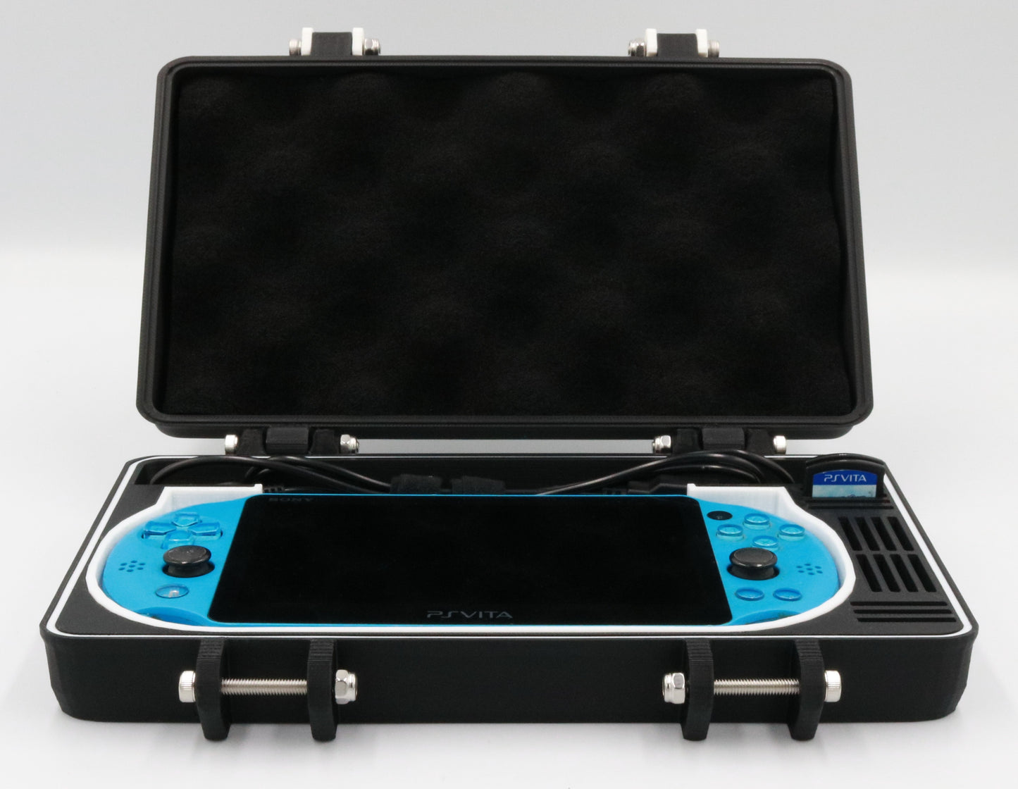 Sony PS Vita 2000 Compatible Rugged Protective Carrying Case w/ TPU Cushion & O-ring