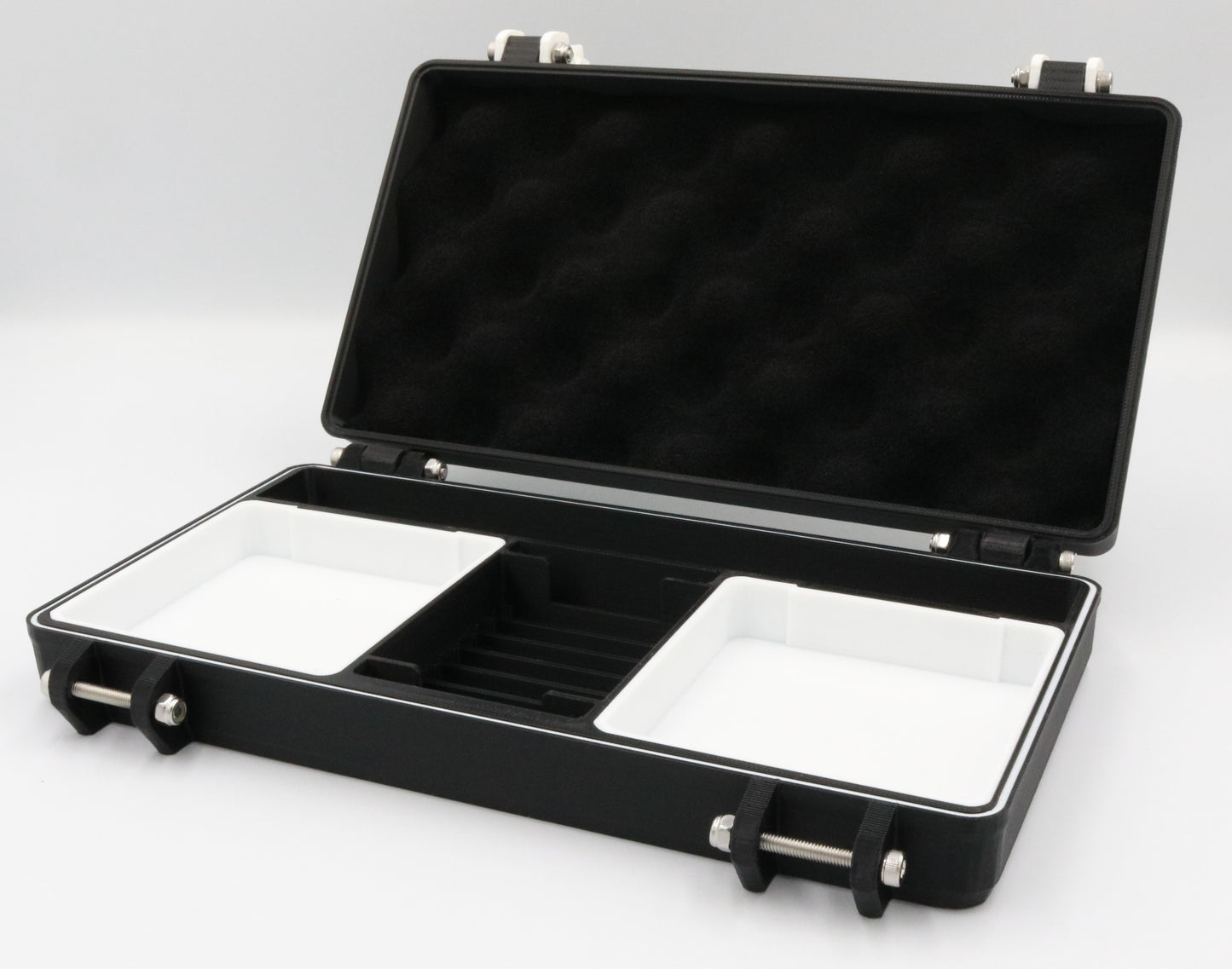 Nintendo Game Boy Advance SP Compatible Rugged Protective Carrying Case for Two - Includes TPU Cushion & O-ring