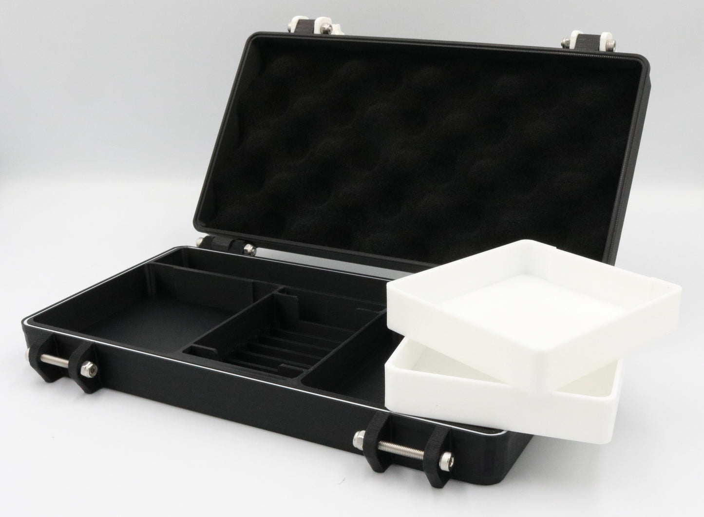 Nintendo Game Boy Advance SP Compatible Rugged Protective Carrying Case for Two - Includes TPU Cushion & O-ring