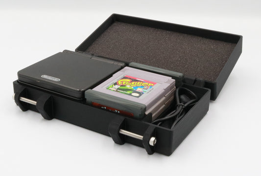 Game Boy Advance SP Compatible Protective Case - Holds Variety of Games & USB
