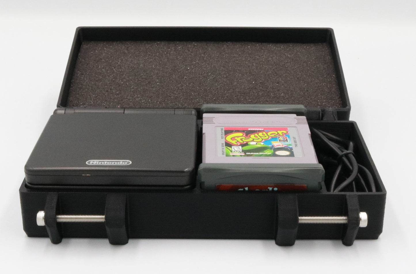 Game Boy Advance SP Compatible Protective Case - Holds Variety of Games & USB