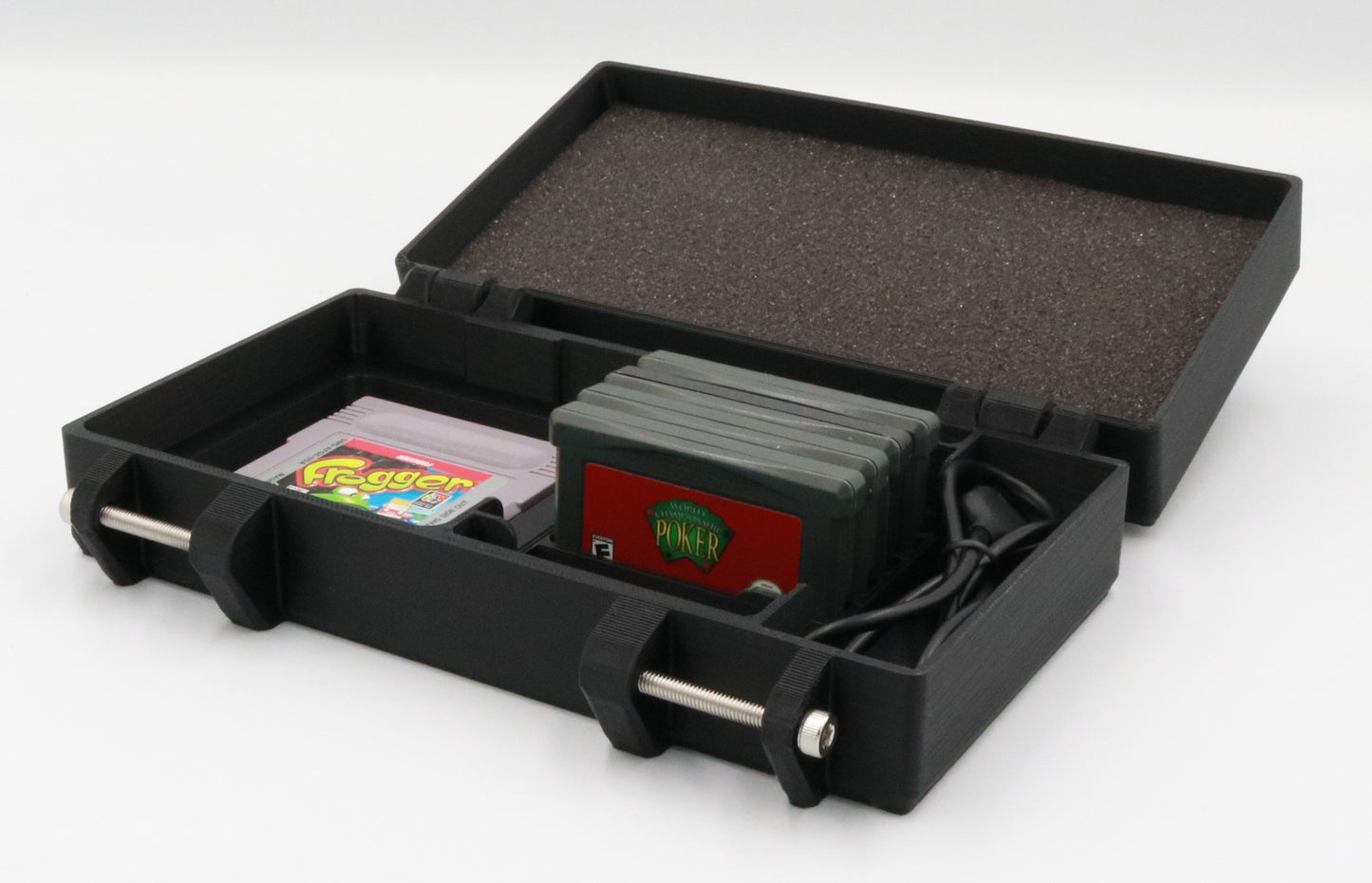 Game Boy Advance SP Compatible Protective Case - Holds Variety of Games & USB