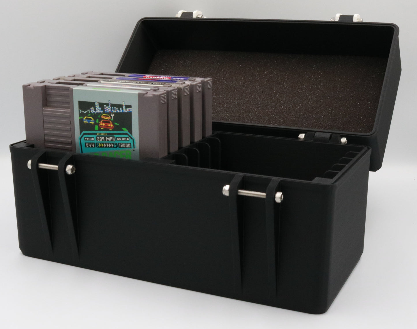 Rugged Protective Case for NES Cartridges (Holds 10 Games)
