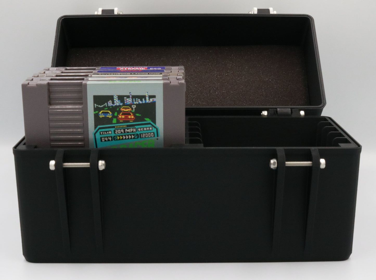 Rugged Protective Case for NES Cartridges (Holds 10 Games)