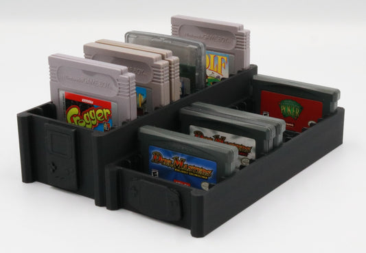 Nintendo Game Boy Color, Original, Advance Compatible Game Tray Holder, Holds 30