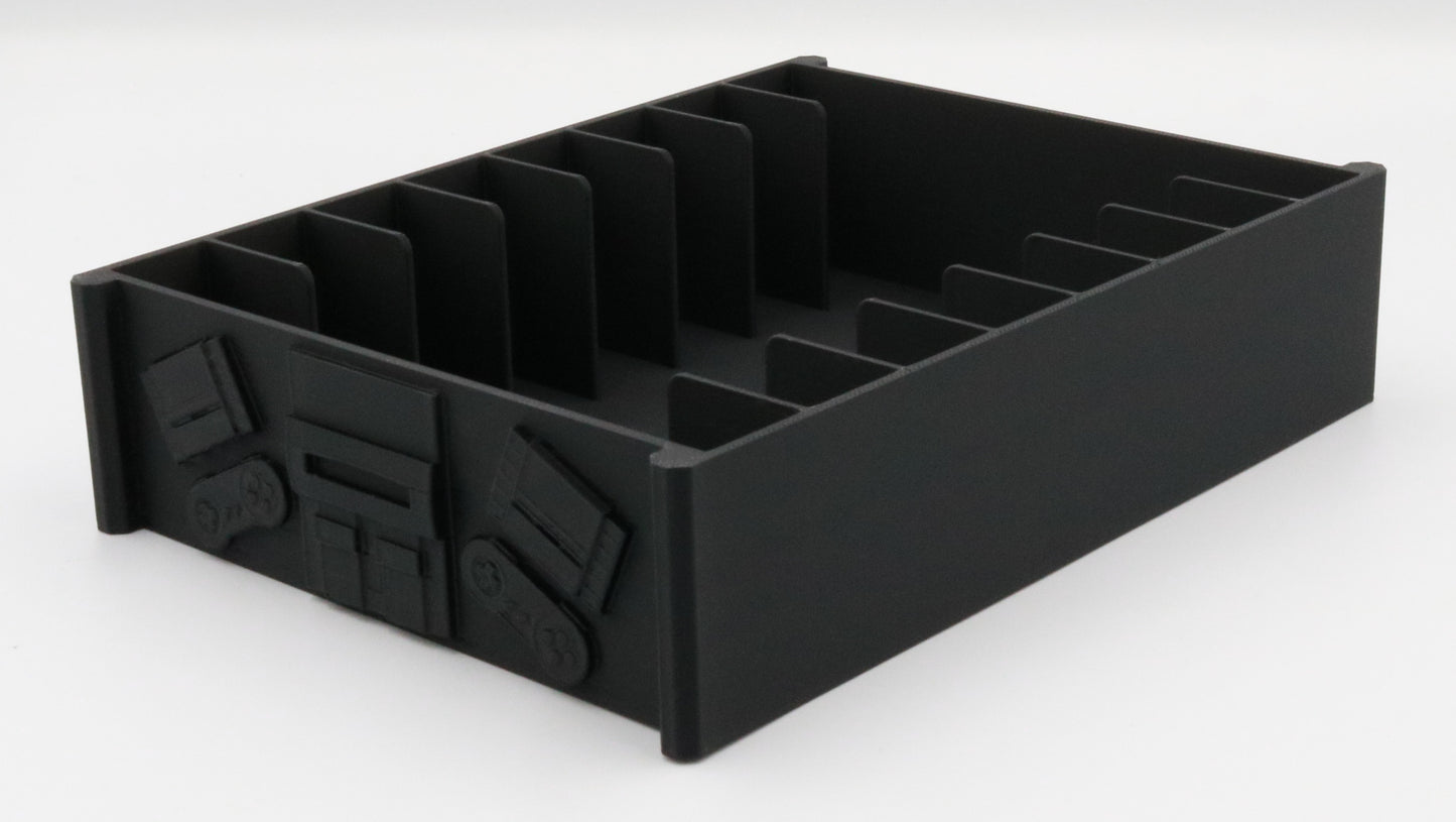 Game Tray Holder for Super Nintendo / SNES (Holds 8)