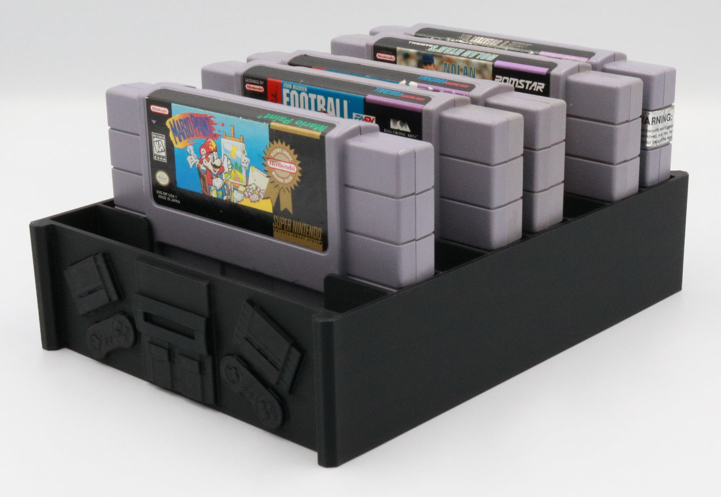 Game Tray Holder for Super Nintendo / SNES (Holds 8)