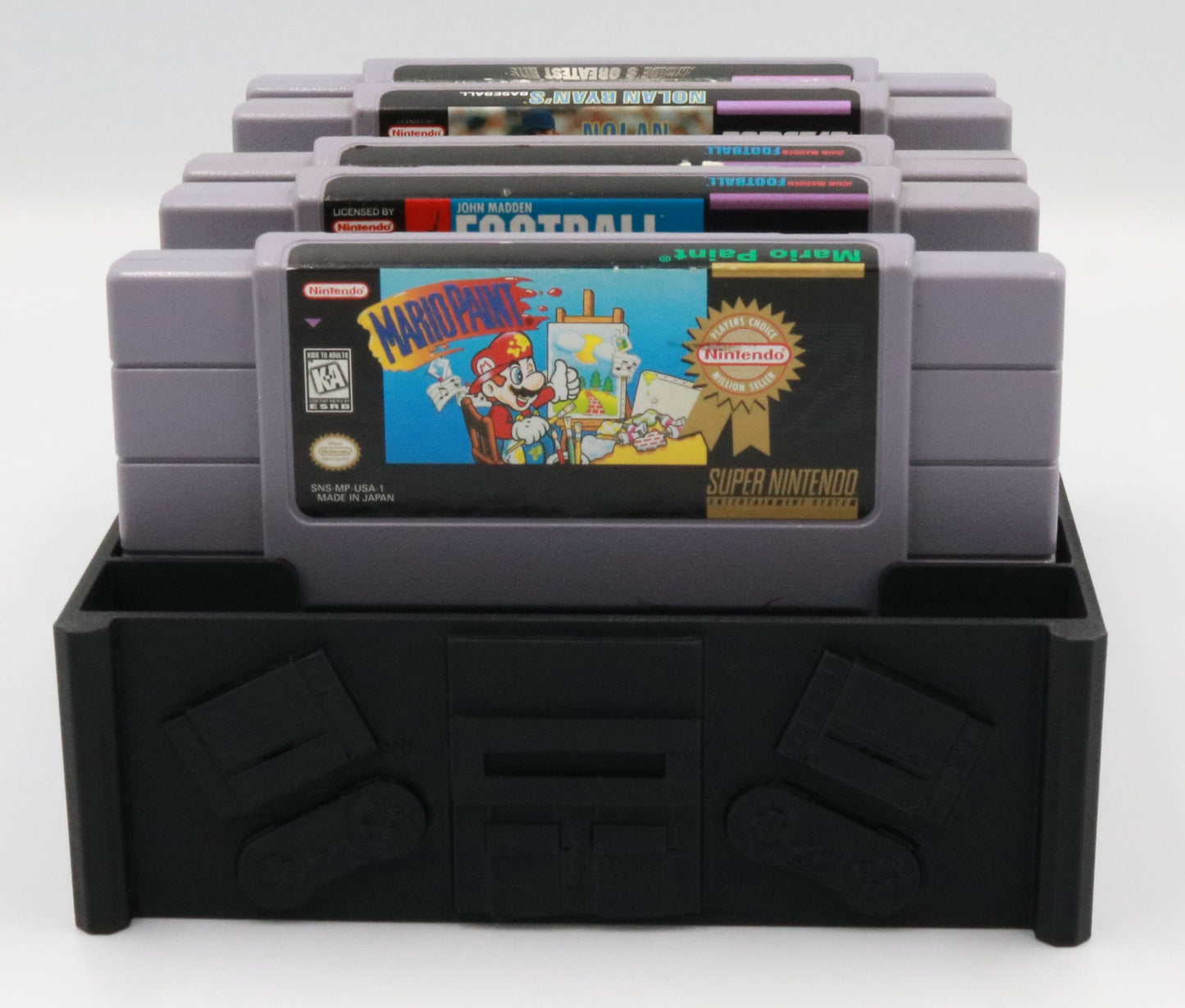 Game Tray Holder for Super Nintendo / SNES (Holds 8)
