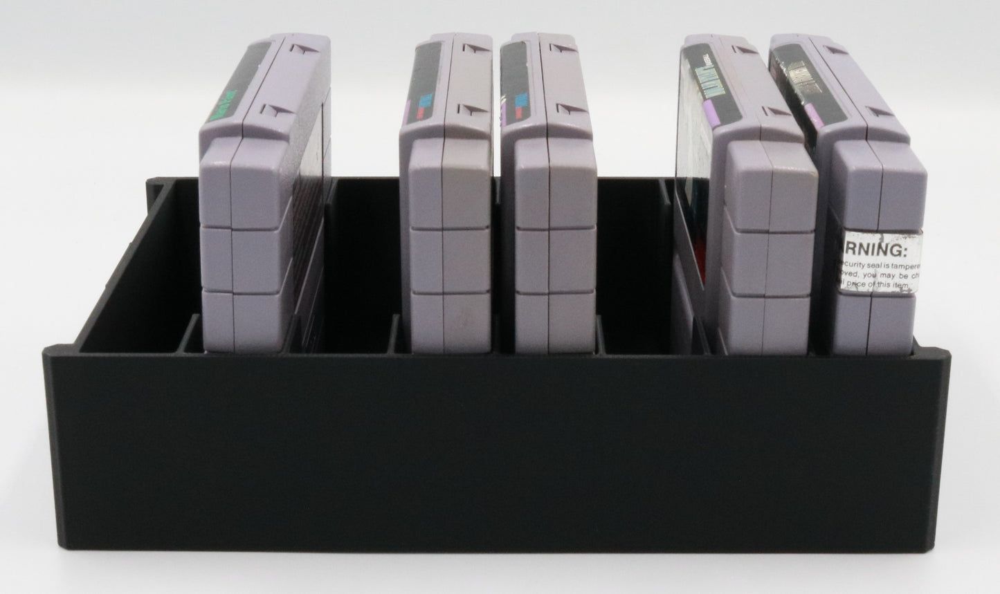 Game Tray Holder for Super Nintendo / SNES (Holds 8)