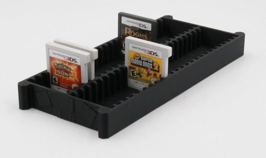 DS / 3DS Compatible Game Tray Holder - Holds 50 Cartridges