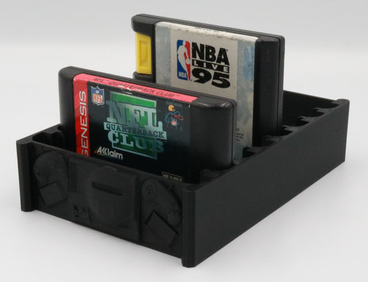Game Tray Holder for Sega Genesis (Holds 8 Cartridges)