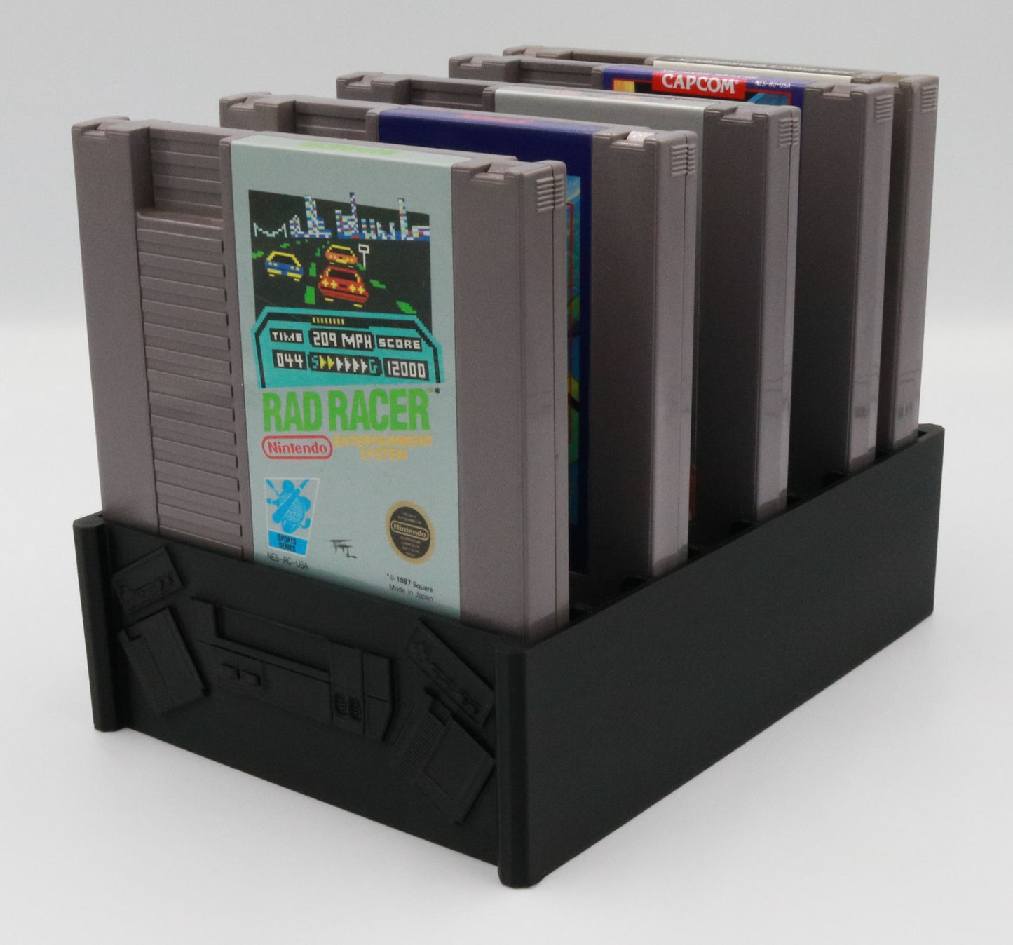 Game Tray Holder for Nintendo NES (Holds 8 Cartridges)