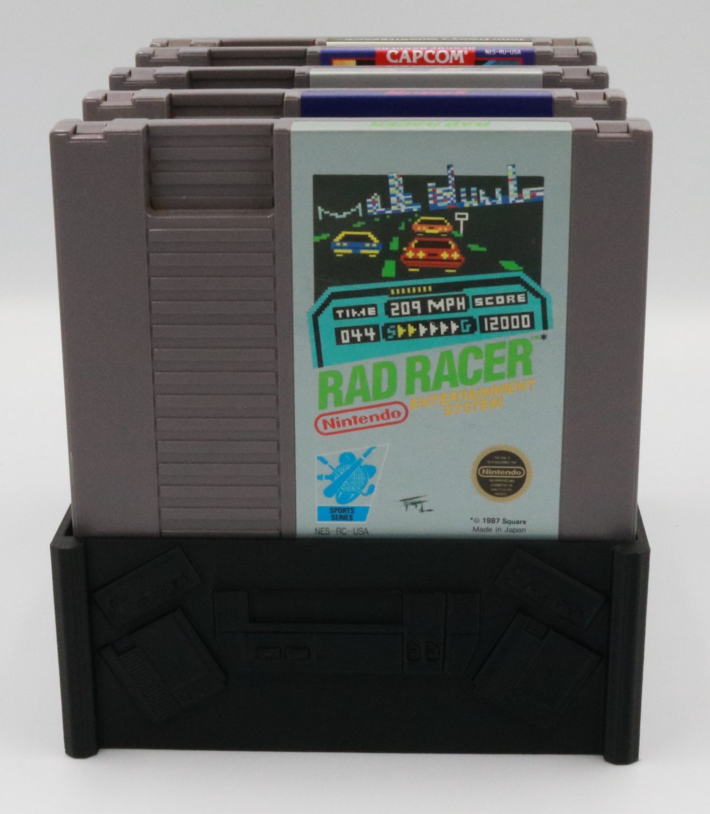 Game Tray Holder for Nintendo NES (Holds 8 Cartridges)